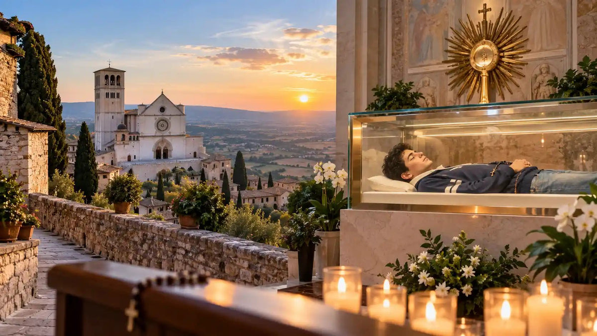 Come Visitare la Tomba di Carlo Acutis ad Assisi: Guida Completa al Pellegrinaggio - Pixel & Prayer